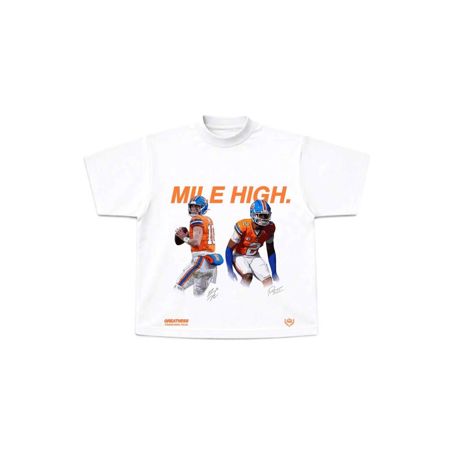 Chain Gang Pack: Mile High Tee White